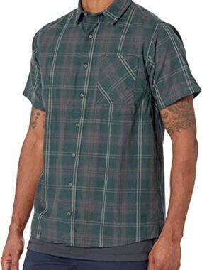 Vertx Guardian Stretch Short Sleeve Shirt 2XL Plaid Tactical CCW Button Down Men